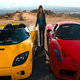 Koenigsegg CCR and Enzo Ferrari (pre-crashed)